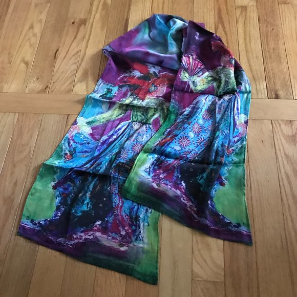 Vintage Scarf | Operagoer Art - Picture 2 of 4